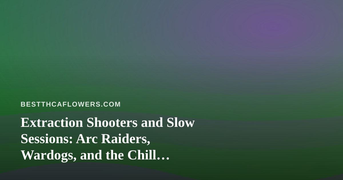 Extraction Shooters and Slow Sessions: Arc Raiders, Wardogs, and the Chill Streamer Vibe